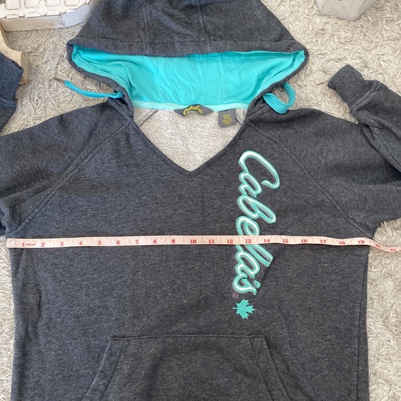 Cabela's Womens Gray Hoodie (Small) - Picture 4 of 7